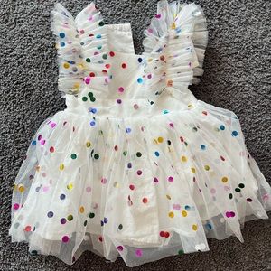 EUC Milk Monster size 12-18 months tulle dress